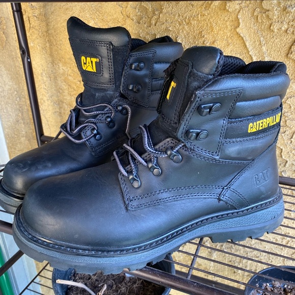 Men\'s Second Shift Steel Toe Work Boot in Black Size 9 main image 6